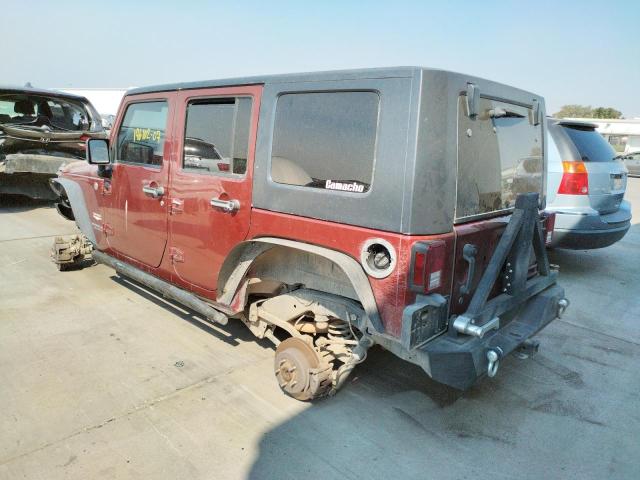 1J4GA59127L118087 - 2007 JEEP WRANGLER S BURGUNDY photo 3