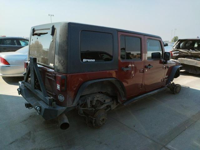 1J4GA59127L118087 - 2007 JEEP WRANGLER S BURGUNDY photo 4