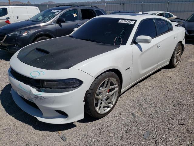 2C3CDXCT4FH907519 - 2015 DODGE CHARGER R/ WHITE photo 2