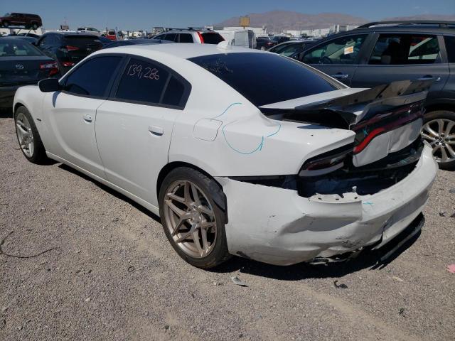 2C3CDXCT4FH907519 - 2015 DODGE CHARGER R/ WHITE photo 3