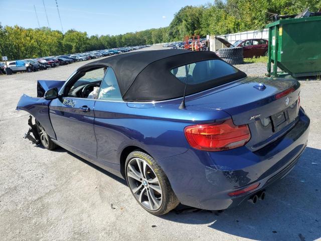 WBA2K1C55JVB64509 - 2018 BMW 230XI BLUE photo 3