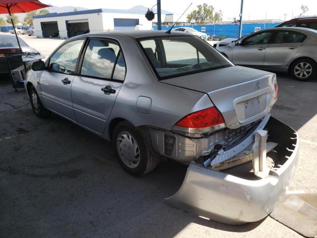 JA3AJ26E35U043729 - 2005 MITSUBISHI LANCER ES SILVER photo 3