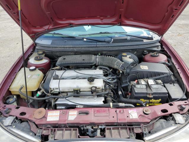 1FAFP6637WK289987 - 1998 FORD CONTOUR LX MAROON photo 7