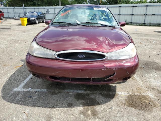 1FAFP6637WK289987 - 1998 FORD CONTOUR LX MAROON photo 9