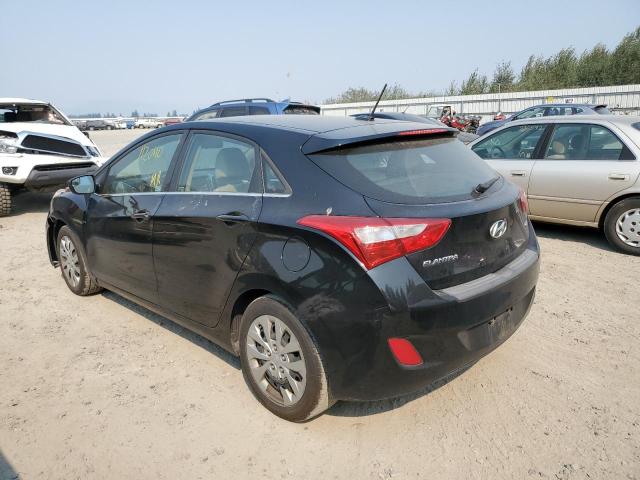 KMHD35LH4GU261427 - 2016 HYUNDAI ELANTRA GT BLACK photo 3