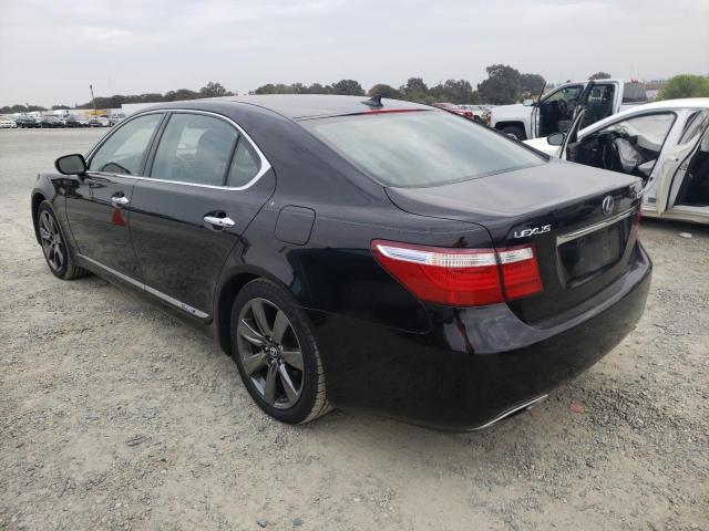 JTHDU46F685005466 - 2008 LEXUS LS 600HL BLACK photo 3