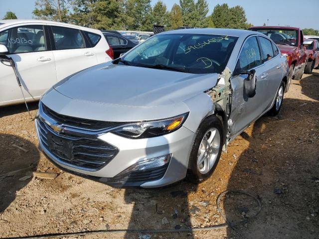 1G1ZB5ST9LF129726 - 2020 CHEVROLET MALIBU LS SILVER photo 2