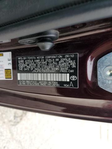 JTKJF5C70B3004441 - 2011 TOYOTA SCION TC 紫色 照片 10