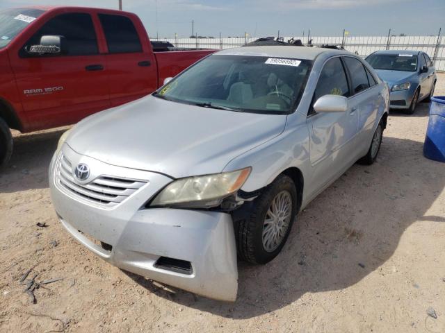 4T1BE46K57U619167 - 2007 TOYOTA CAMRY CE SILVER photo 2