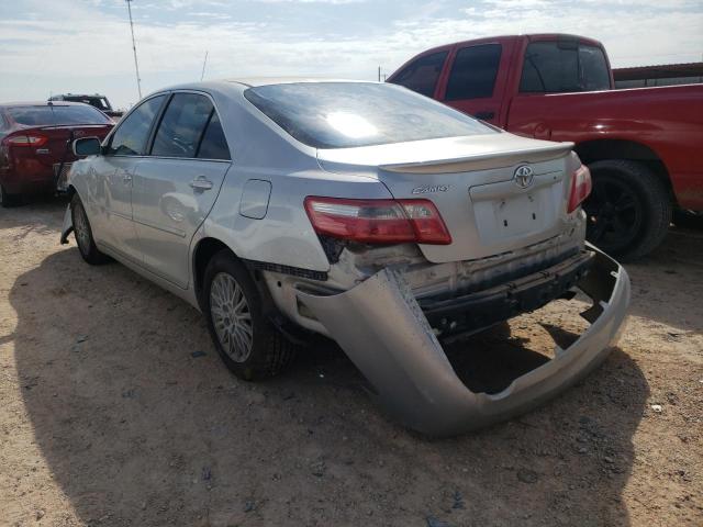 4T1BE46K57U619167 - 2007 TOYOTA CAMRY CE SILVER photo 3