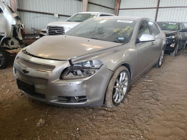 1G1ZG5E75CF107349 - 2012 CHEVROLET MALIBU LTZ ვერცხლისფერი ფოტო 2