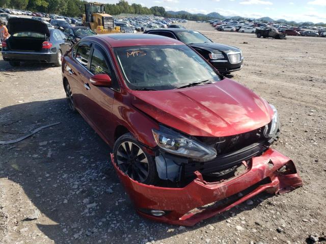 3N1CB7AP6JY212844 - 2018 NISSAN SENTRA SR RED photo 1