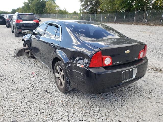 1G1ZC5EUXBF372042 - 2011 CHEVROLET MALIBU 1LT შავი ფოტო 3