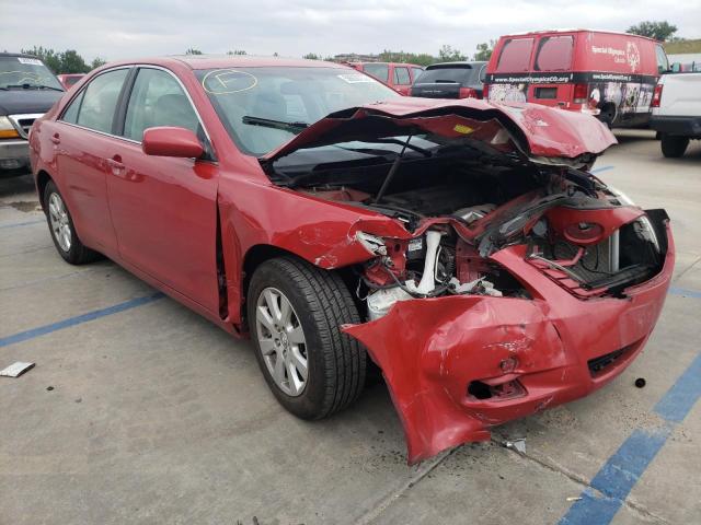 4T1BE46K27U023384 - 2007 TOYOTA CAMRY CE RED photo 1