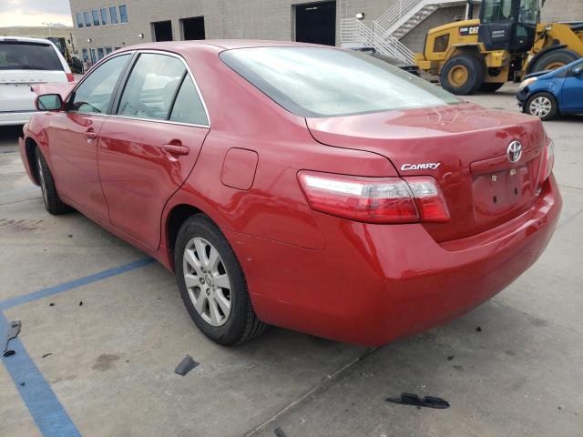 4T1BE46K27U023384 - 2007 TOYOTA CAMRY CE RED photo 3