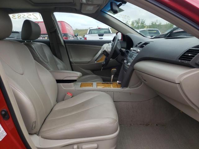 4T1BE46K27U023384 - 2007 TOYOTA CAMRY CE RED photo 5