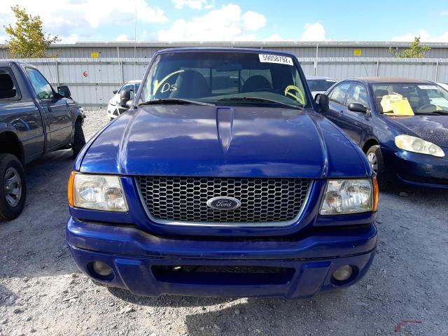 1FTYR44VX2PB36927 - 2002 FORD RANGER BLUE photo 9