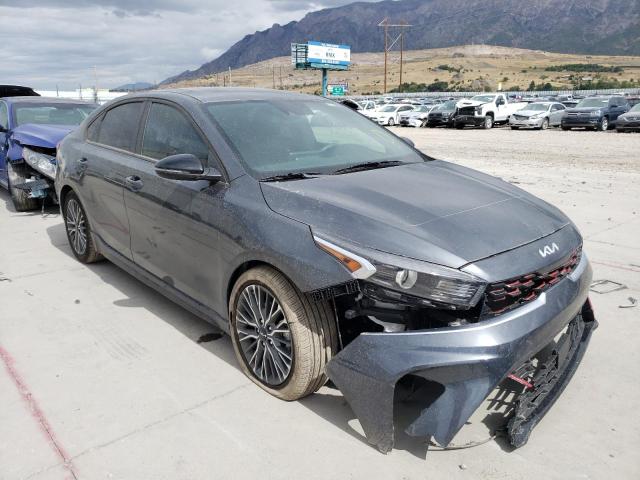 3KPF54AD4NE439334 - 2022 KIA FORTE GT L GRAY photo 1