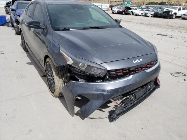 3KPF54AD4NE439334 - 2022 KIA FORTE GT L GRAY photo 9