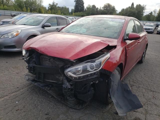 3KPF24AD7LE143097 - 2020 KIA FORTE FE RED photo 2