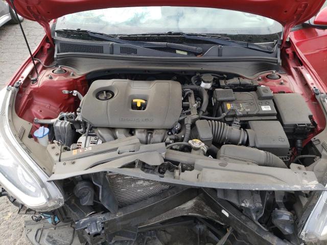 3KPF24AD7LE143097 - 2020 KIA FORTE FE RED photo 7