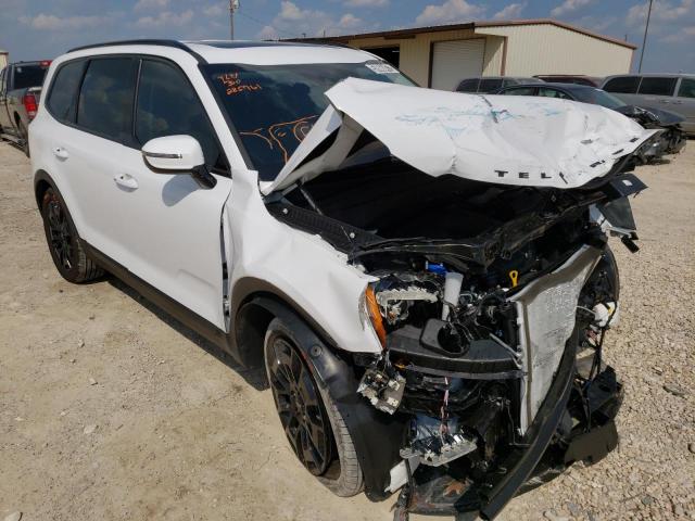 5XYP5DHCXNG285961 - 2022 KIA TELLURIDE WHITE photo 1