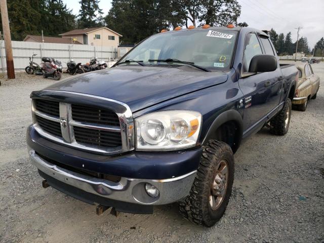 1D7KS28C27J536018 - 2007 DODGE RAM 2500 S BLUE photo 2