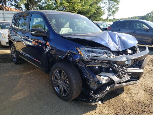 5FNYF8H55MB016072 - 2021 HONDA PASSPORT E 蓝色 照片 1