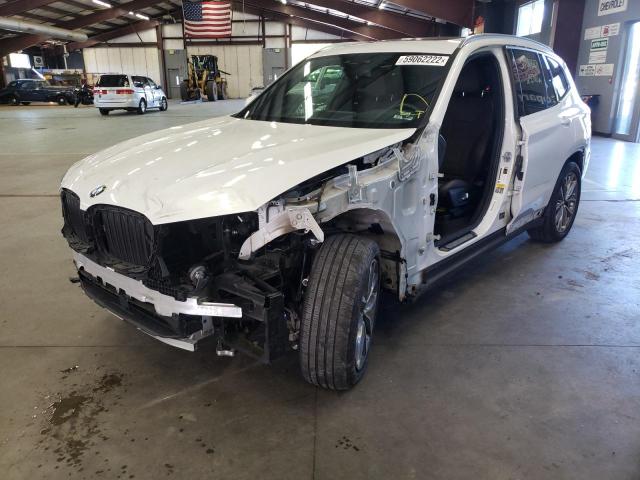 5UXTR9C58JLC74479 - 2018 BMW X3 XDRIVE3 WHITE photo 2