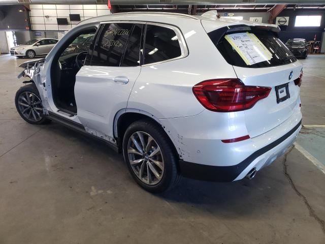 5UXTR9C58JLC74479 - 2018 BMW X3 XDRIVE3 WHITE photo 3
