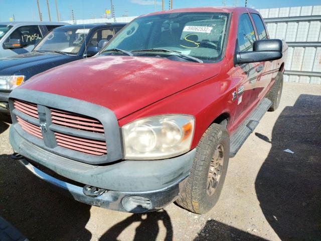 3D7KR28A48G225980 - 2008 DODGE RAM 2500 S Կարմիր լուսանկար 2
