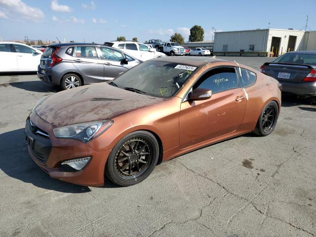 KMHHU6KJ7DU082917 - 2013 HYUNDAI GENESIS CO BROWN photo 2