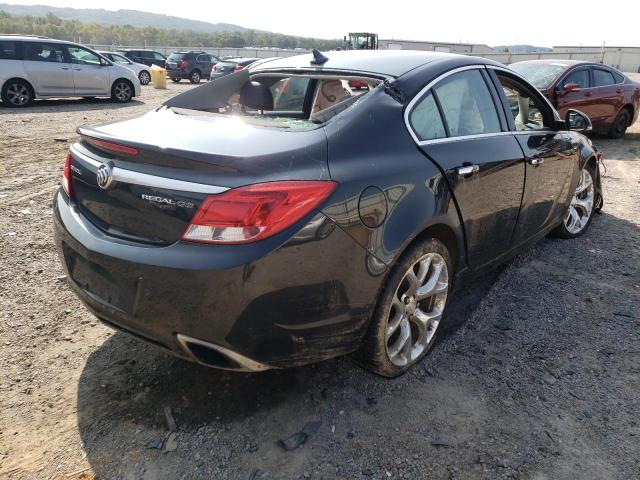 2G4GV5GV4C9140850 - 2012 BUICK REGAL GS BLACK photo 4