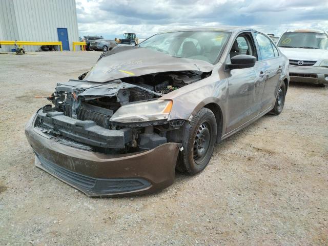 3VW2K7AJ9CM467208 - 2012 VOLKSWAGEN JETTA BASE 棕色 照片 2