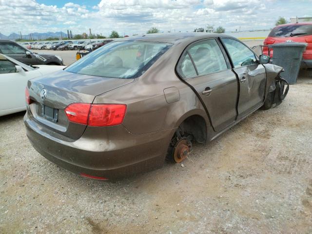 3VW2K7AJ9CM467208 - 2012 VOLKSWAGEN JETTA BASE 棕色 照片 4