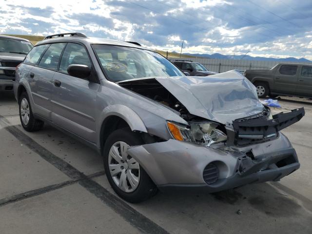 4S4BP60C287352514 - 2008 SUBARU OUTBACK SILVER photo 1