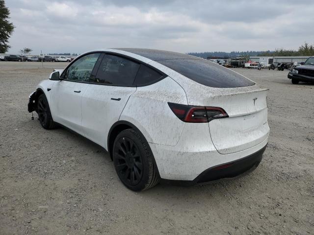 7SAYGDEEXNF387226 - 2022 TESLA MODEL Y WHITE photo 3