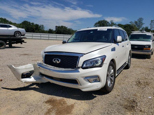 JN8AZ2ND9H9830456 - 2017 INFINITI QX80 BASE WHITE photo 2