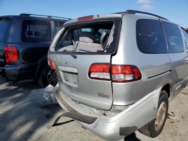 4T3ZF13C92U422266 - 2002 TOYOTA SIENNA LE SILVER photo 10