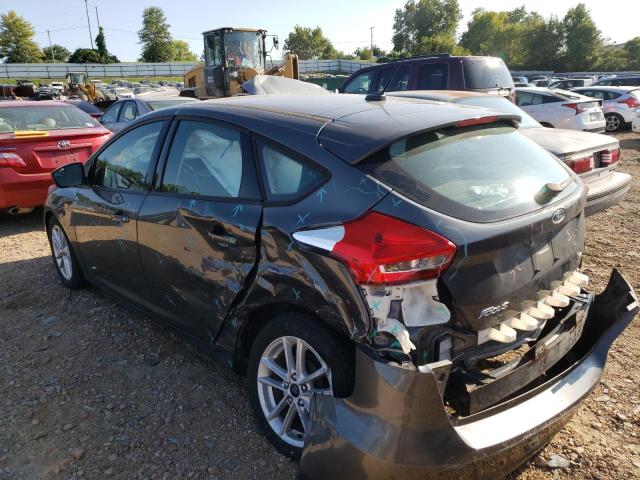1FADP3K2XJL326312 - 2018 FORD FOCUS SE GRAY photo 3