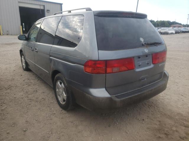 2HKRL18661H528949 - 2001 HONDA ODYSSEY EX GREEN photo 3