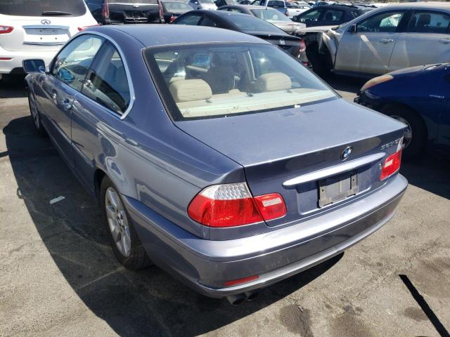 WBABV13465JT24051 - 2005 BMW 325 CI SUL BLUE photo 3