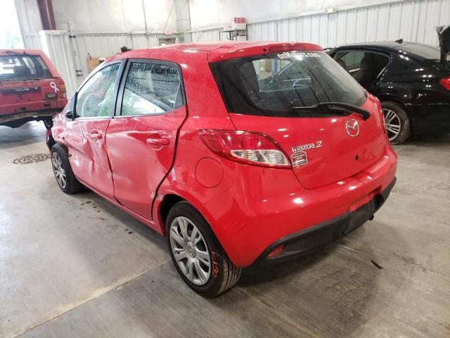 JM1DE1KYXE0174810 - 2014 MAZDA MAZDA2 SPO 红色 照片 3