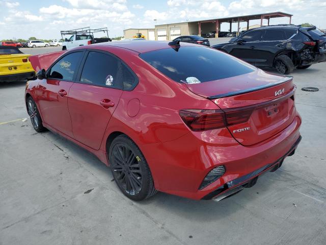 3KPF44ACXNE494798 - 2022 KIA FORTE GT RED photo 3