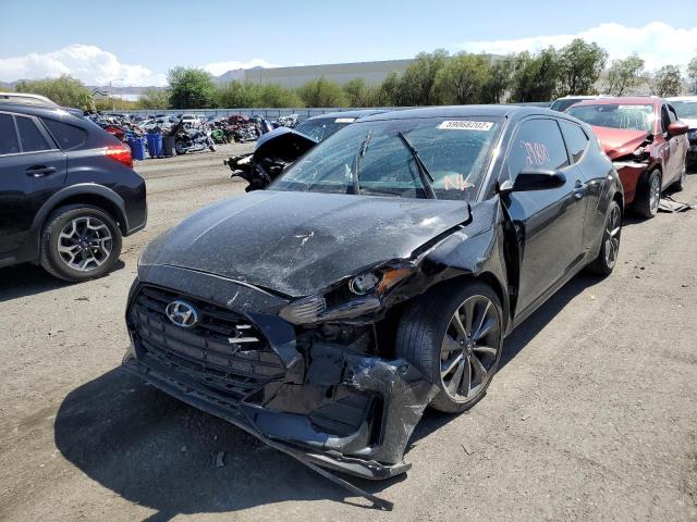 KMHTG6AF2KU014231 - 2019 HYUNDAI VELOSTER B BLACK photo 2