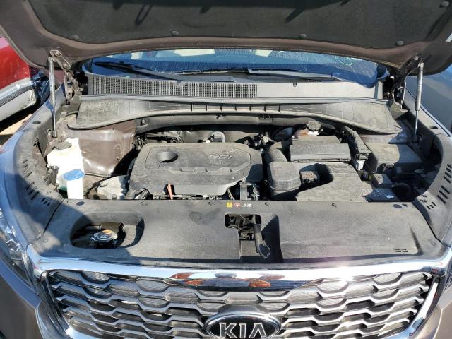 5XYPGDA37LG638156 - 2020 KIA SORENTO L BROWN photo 7