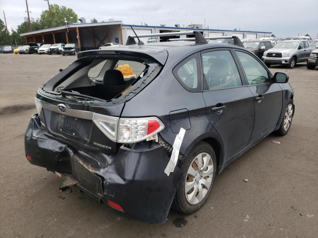 JF1GH61679H819475 - 2009 SUBARU IMPREZA 2. GRAY photo 4