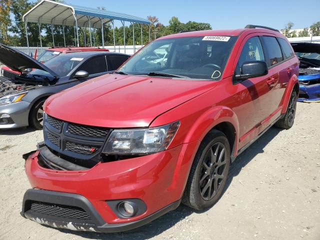 3C4PDCEG2GT212857 - 2016 DODGE JOURNEY R/ RED photo 2