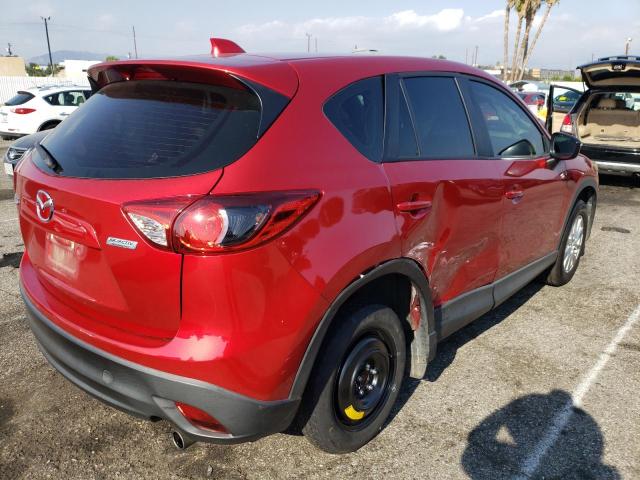 JM3KE2BE2F0502779 - 2015 MAZDA CX-5 SPORT RED photo 4