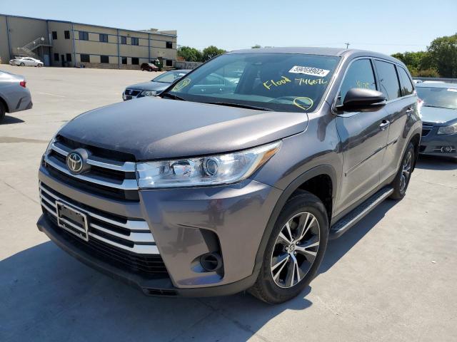 5TDBZRFH4KS746872 - 2019 TOYOTA HIGHLANDER GRAY photo 2